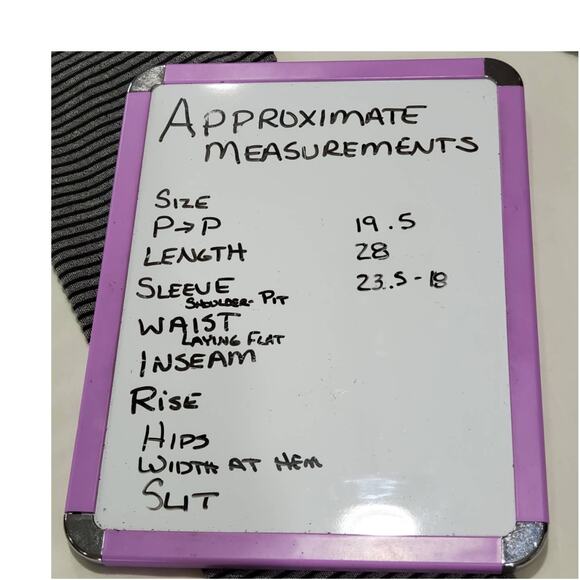 I.N. Studio Gray Stripe Long Sleeve Cardigan Career Large - Picture 6 of 8